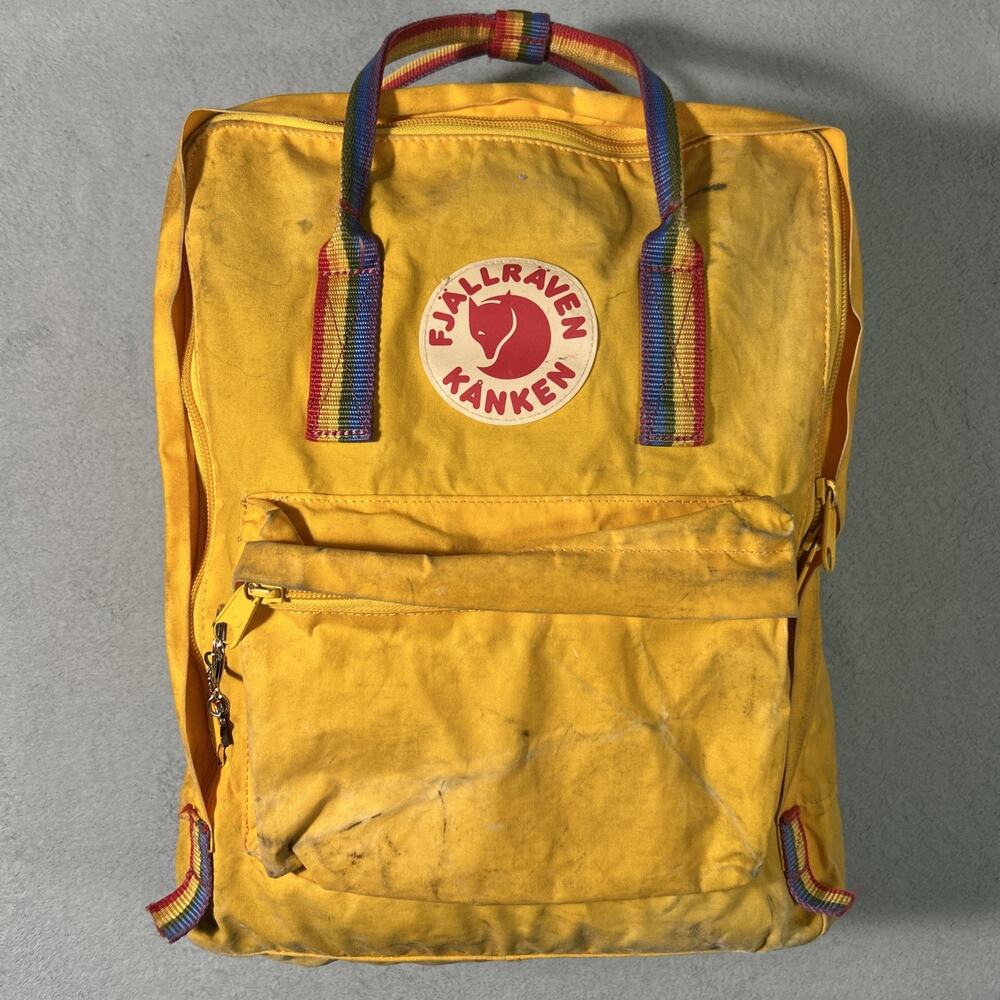 Fjallraven Kanken Rainbow Pride Striped Backpack Special Edition Rucksack 14x11
